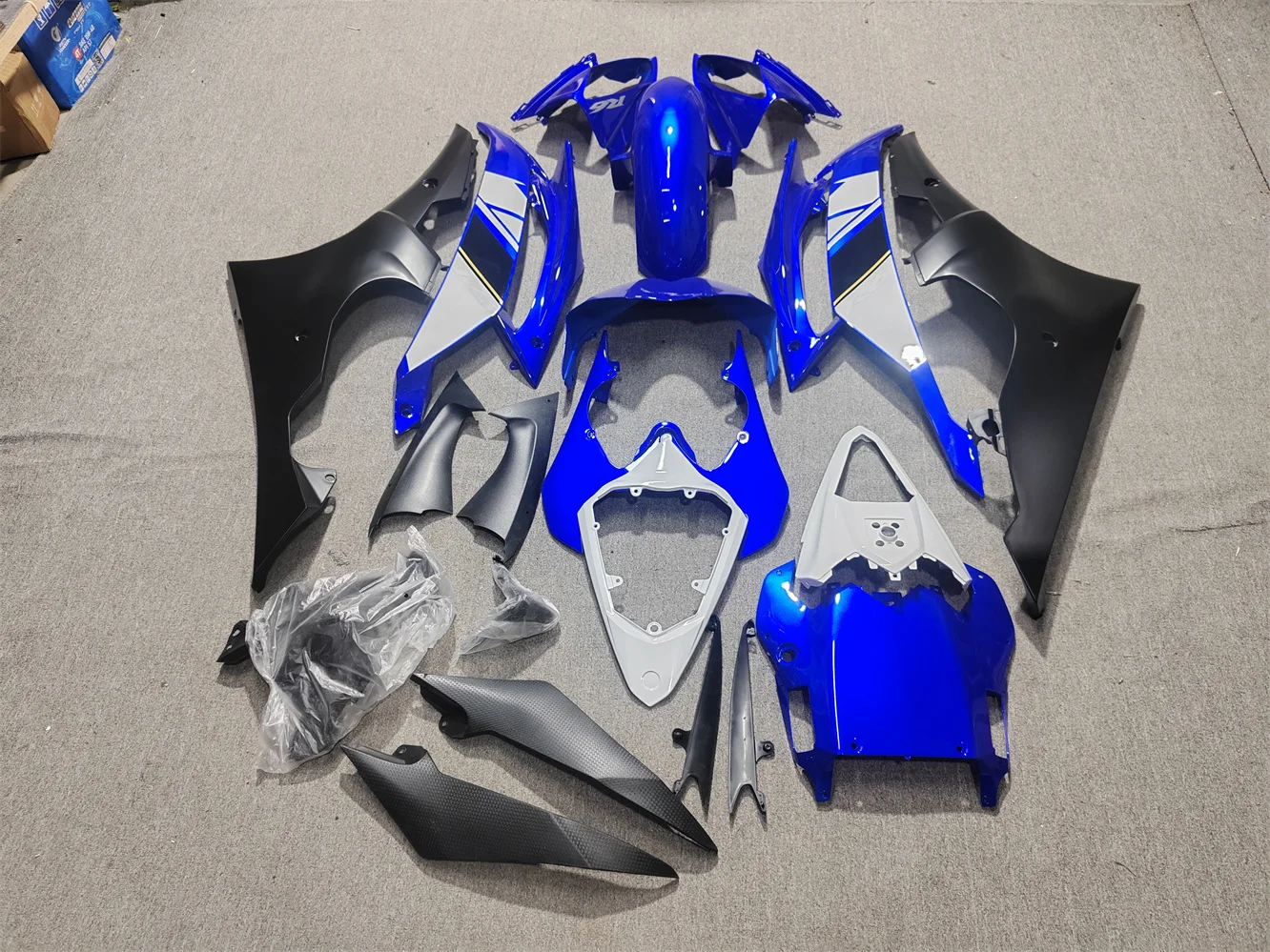 Motorcycle fairing fits YZF-R6 08 09 10 11 12 13 14 15 16 YZF600 2008 2009 2010 2011 2012 2013 2014 2015 2016 fairing blue