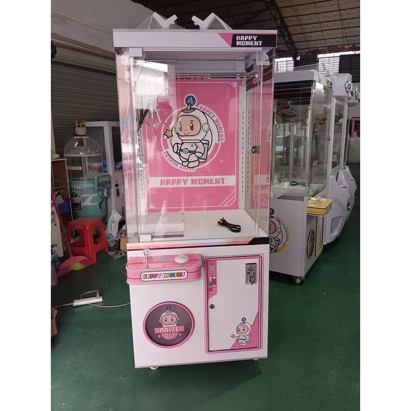 Coin Operated Arcade Crane Claw Machine 1-Year Warranty English Language Kid Dolls Catcher Games Fun Amusement Toy for Kids