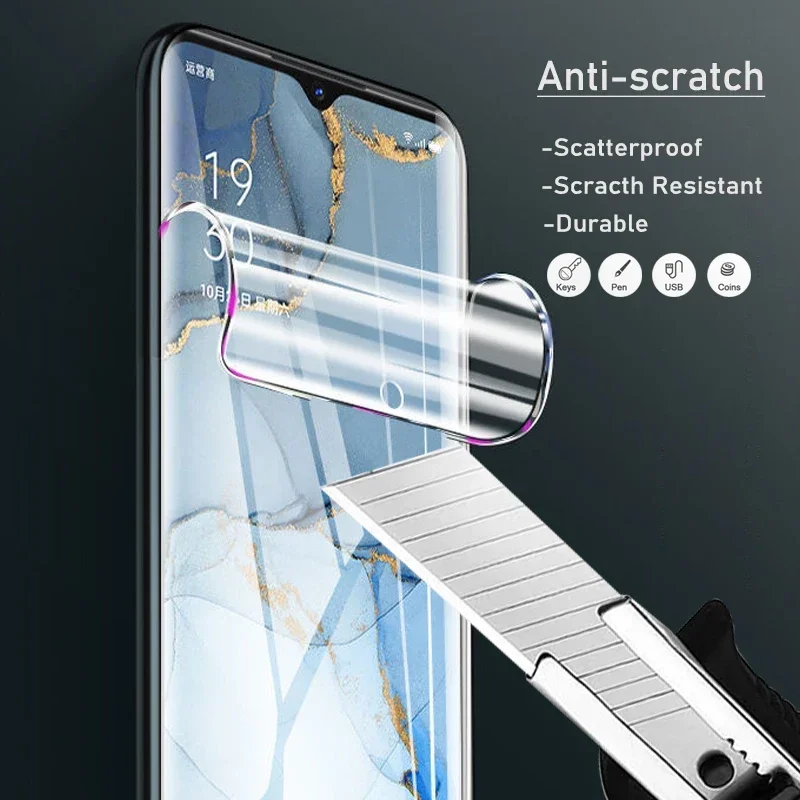 5 Pcs Hydrogel Film For OnePlus 13 12 12R 11 10 9 8 Pro Nord CE 4 3 2 Lite N300 N200 N30 N20 CE 3 2 Fill Cover Screen Protector