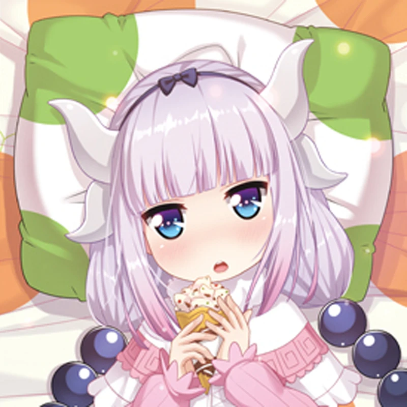 

Anime Dakimakura Pillow Kanna Kamui 2-Side Print Pillowcase Hugging Body Cushion Cover Otaku Waifuristmas Decoration