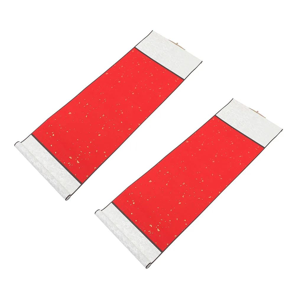 2 قطعة مخطوطات معلقة فارغة ورق الخط الصيني للرسم ممارسة الرسم لوازم الفن لوحة الرسم ديكور