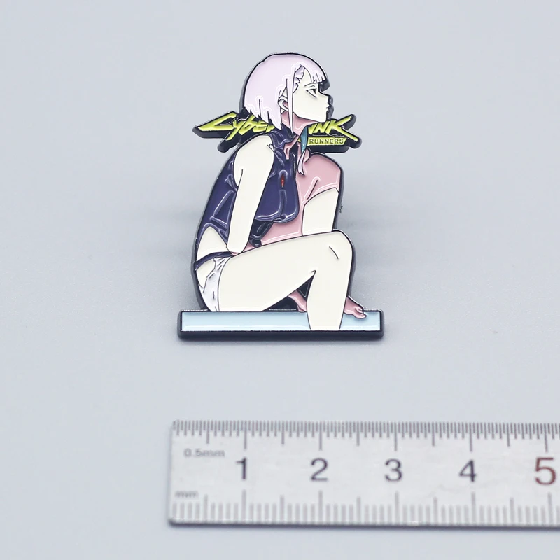 Fashion Punk Game Enamel Pin Cartoon Metal Decorate Badge Lapel Accessories Brooch Collecting