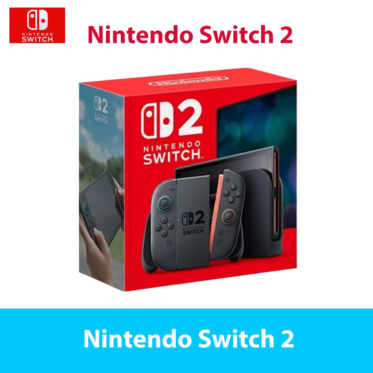 100% originele Nintendo Switch 2 7,9'' scherm Joy-Con-handgreep Verbeterde audio Verstelbare console NS2