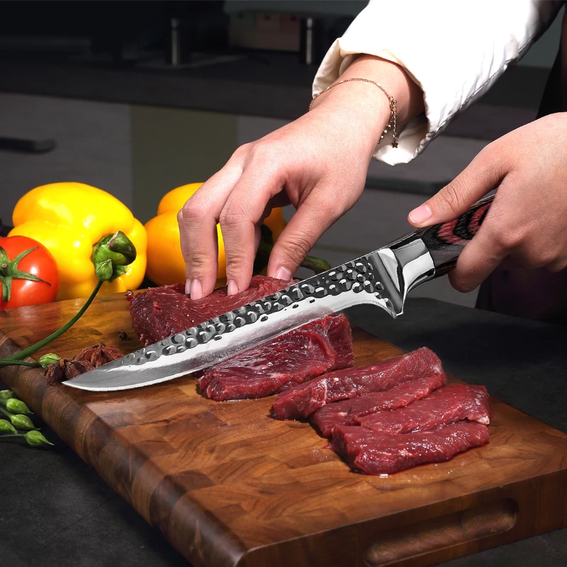 

Kitchen Knives Forged Boning Knife Fish Knife Slaughter Stainless Steel KnifeTwosun Knife Chef Knife For Kitchen Cooking Tools