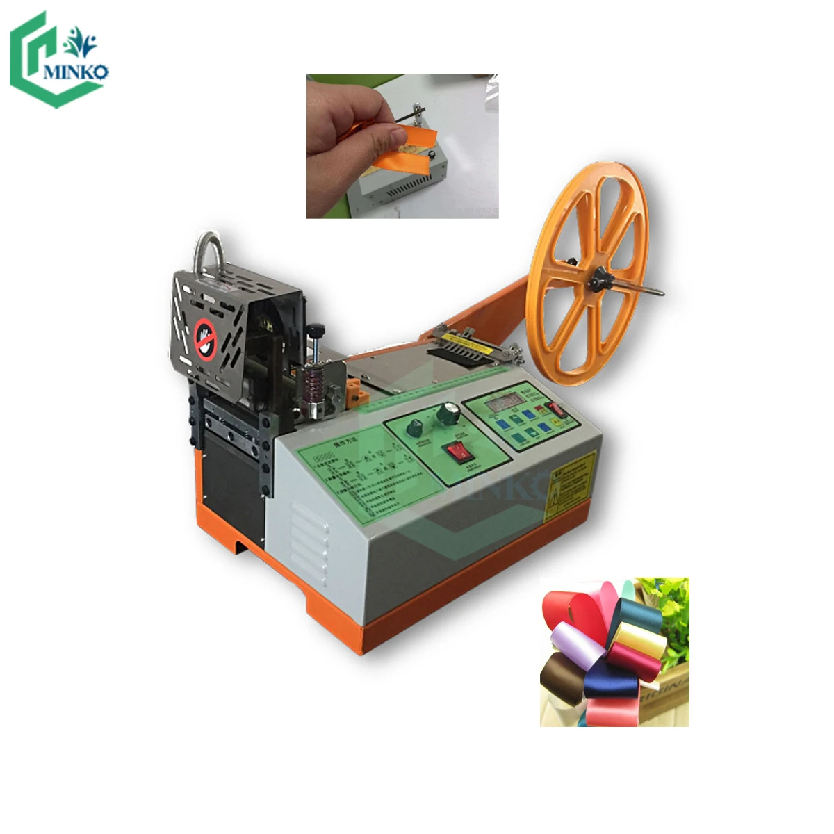 

Electric Heating Hot Knife Rope Cutting Machine Hot Ribbon Cutter For Labels