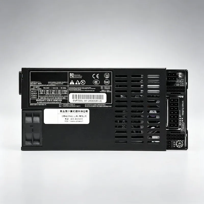 

ENP-7660L/ENP-7660B 600W Flex ATX Platinum Silent Fan Black Full Modular PSU for NAS ITX