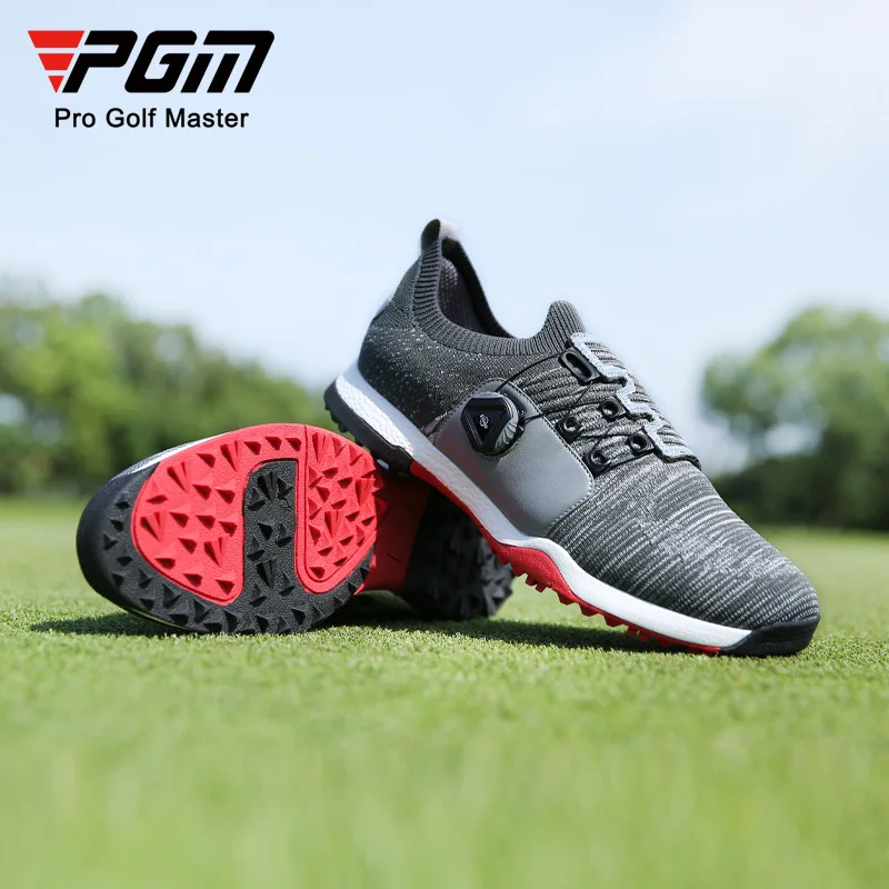 

PGM Golf Shoes Men's Breathable Male Rotating Shoelaces Sports Spiked Sneakers Non-slip Trainers XZ182 new