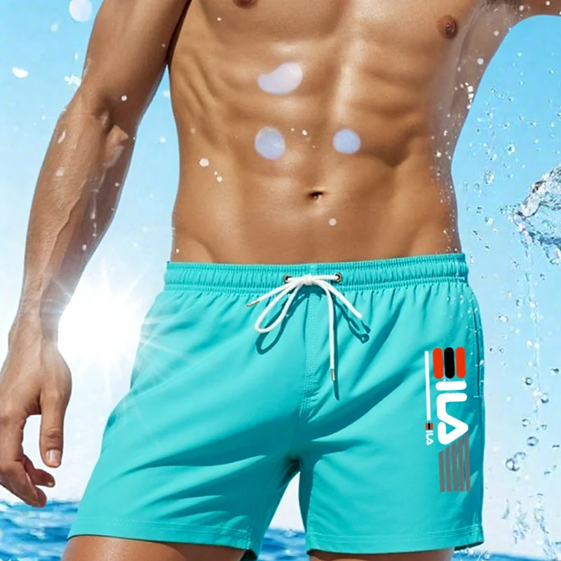 

Лето 2025 г., повседневные шорты, мужские белые модные большие брюки, модная уличная одежда, облегающие дизайнерские шорты с сетчатой подкладкой, шорты для бега