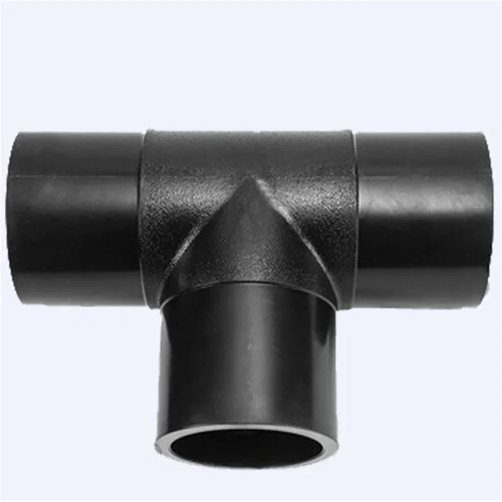 Butt Joint PE63-315 Equal Diameter Tee PE63-500 Tee Fittings PE Water Pipe Fittings