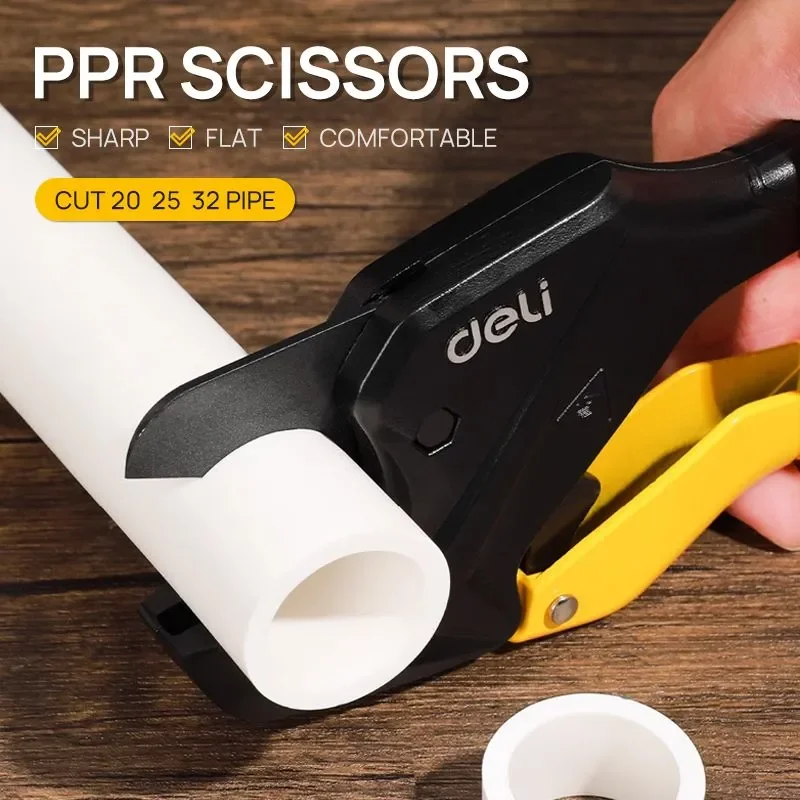 

Труборез 42 мм, ножницы для труб SK5, резак с храповым механизмом из ПВХ/ПУ/ПП/ПЭ, ручной инструмент для резки шлангов, для сантехников, домовщиков