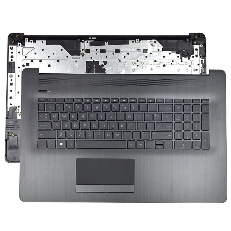 95% NEW Original For HP 17-CA 17-BY Laptop Palmrest Upper Case With Touchpad and Keyboard Grey 6070B1308103 L22750-001