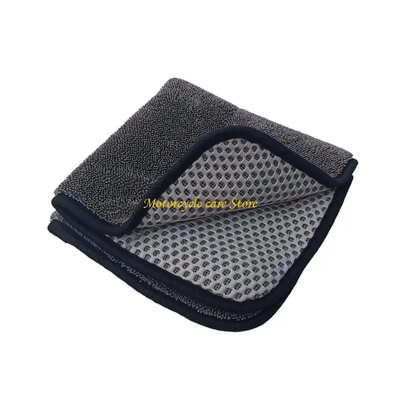 

U75F Microfiber Car Wash Полотенце с текстурированными поверхностями водопоглощающее полотенце для эффективного очистки и