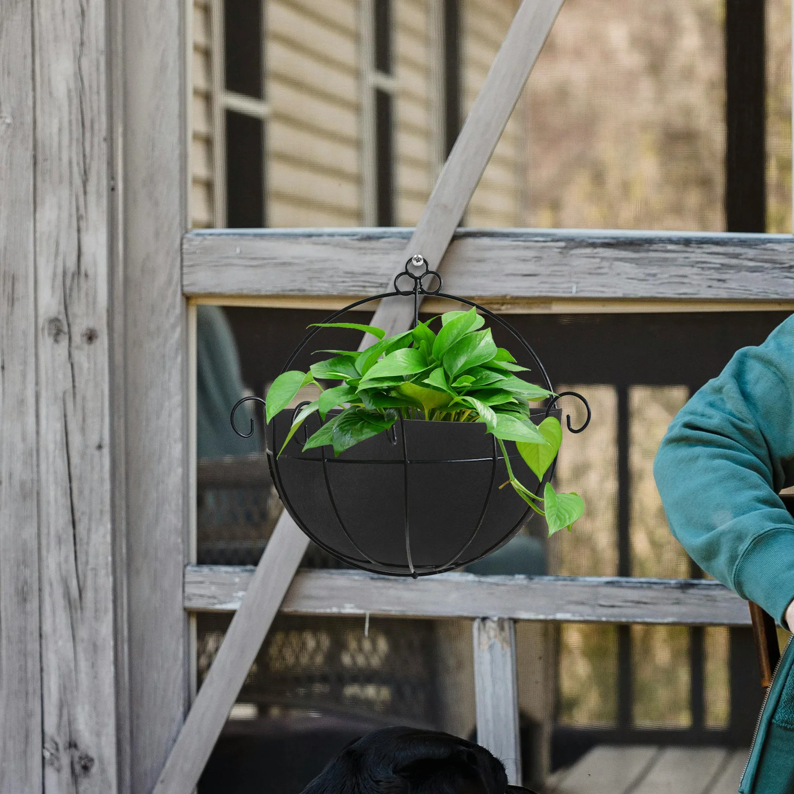 

3Pcs Reusable Half Round Felt Planter Liner Non-Slip Water Absorbent Breathable Flower Basket Insert Flower Pot Accessories