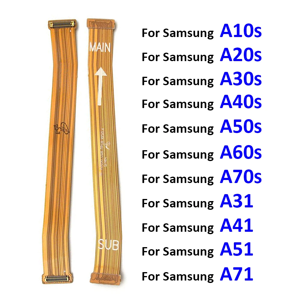 10 Pcs Main Board Motherboard Connector Flex Cable For Samsung A10S A20S A30S A40S A50S A60S A70S A31 A41 A51 A71