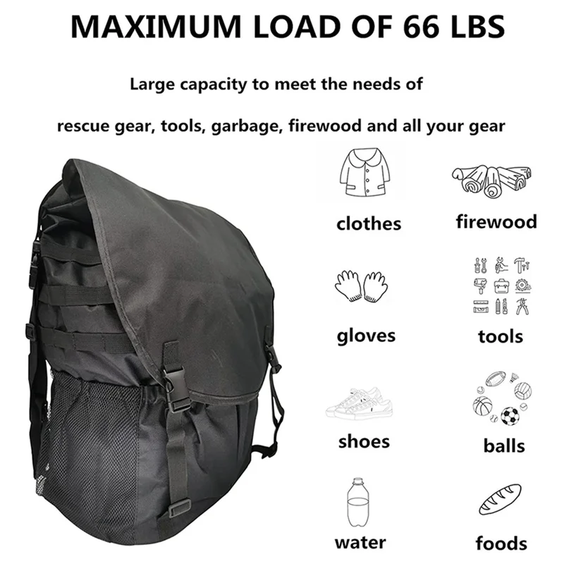 

Прочно сумка для мусора на запасном колесе, сумка для хранения на открытом воздухе для Wrangler UTV SUV RV Truck Off-Road Recovery Gear, регулируемая универсальная