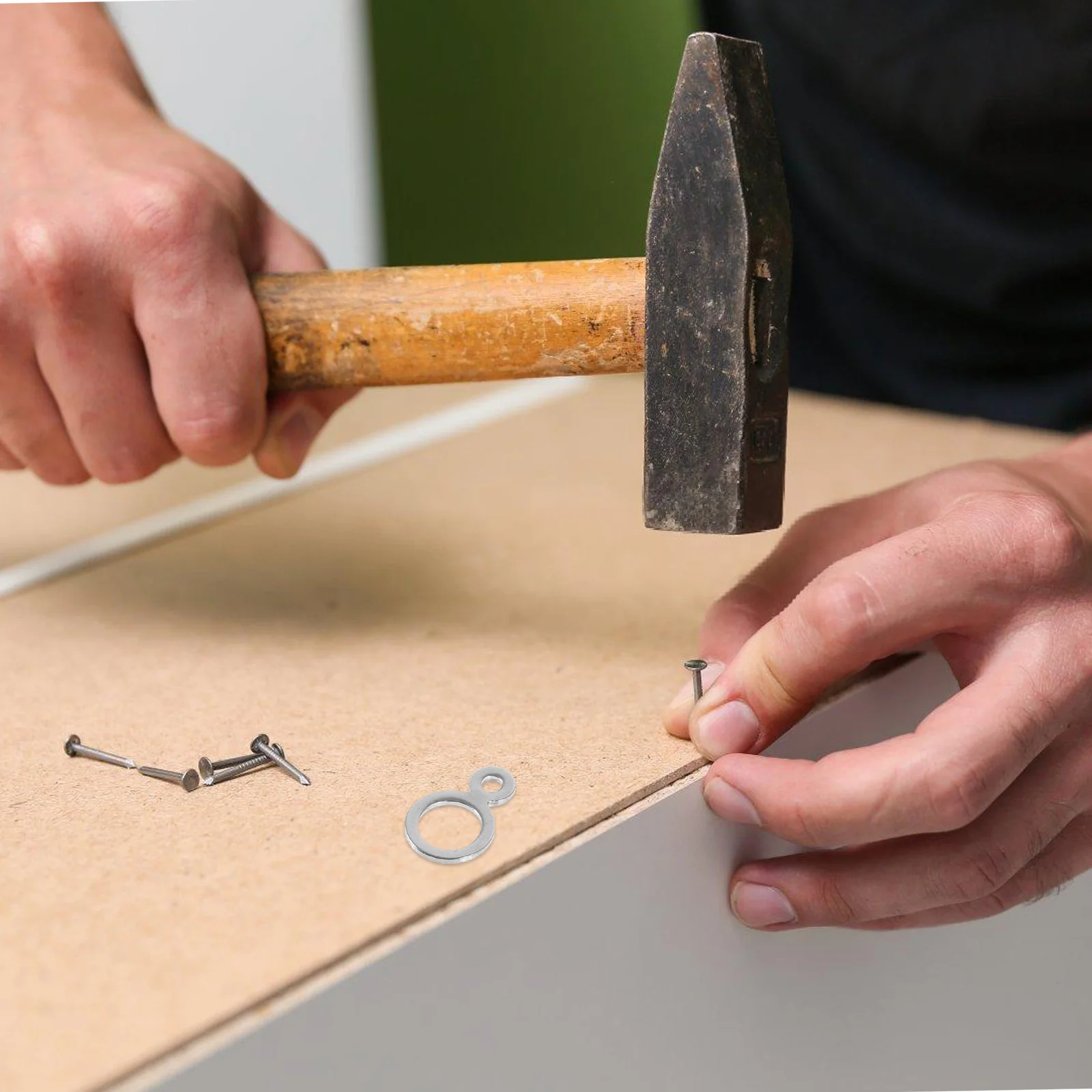 

50Pcs Stainless Steel Double Hole Connector 8 Shaped Fastener for Fishing Lures Jigging Rings Metal Fixing Clips