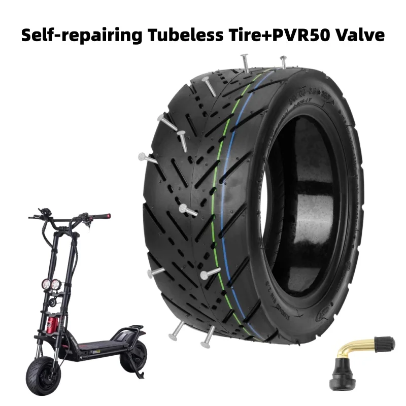 

11 Inch 90/65-6.5 Scooter Tire Thickened Inner Tube Self-repairing Tubeless Tire for Dualtron Thunder Speedual Plus Zero 11X