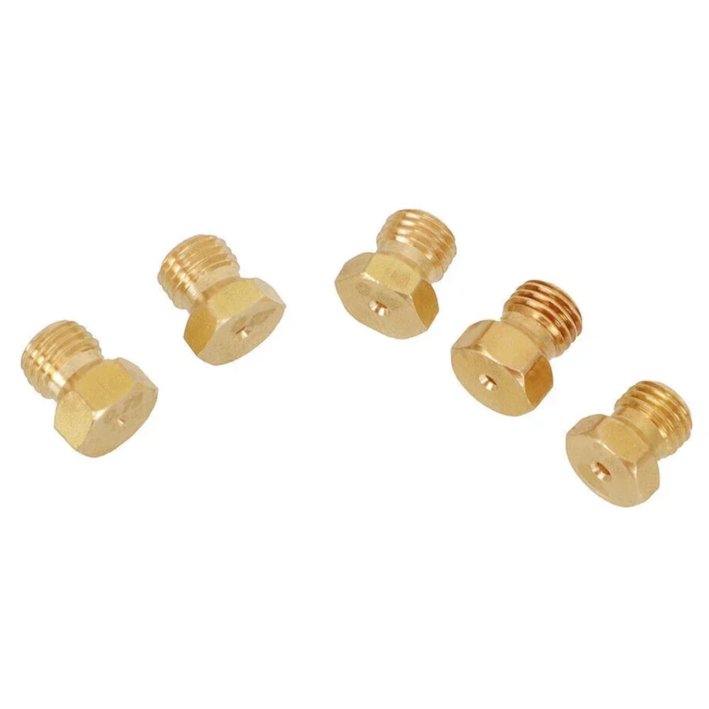 5PCS Burner Gas Natural Gas Hob LPG Conversion Kit Jets Nozzles Injectors Set Features Standard M6 X 0.75 Thread