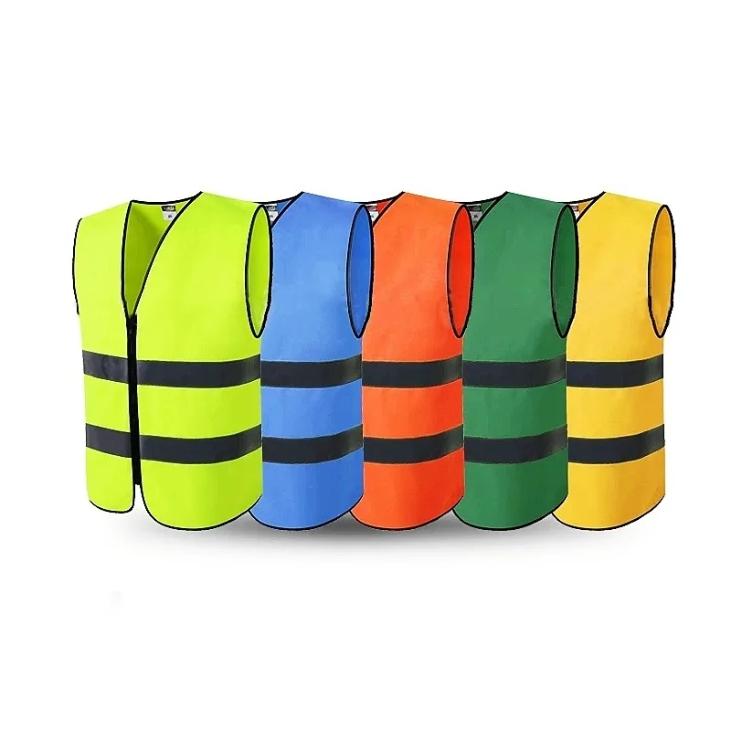 

Reflective Vest Working Clothes High Visibility Day Night Warning Safety Vest Traffic Construction Safety Clothing