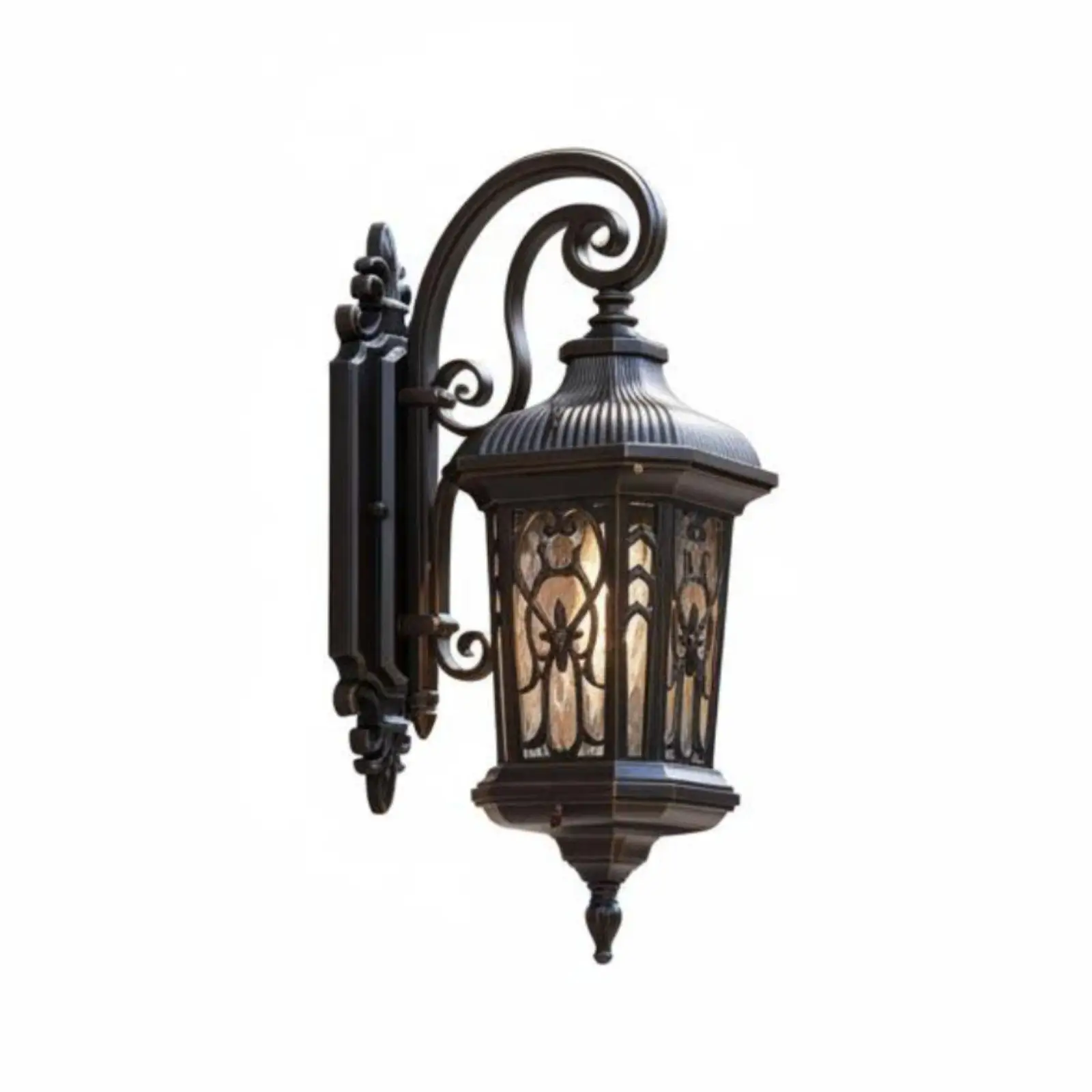 IP65 Waterproof Wall Lamp Exterior LED Wall Sconce Aluminum Lantern for Outdoor Patio Walkway Entrance Lighting