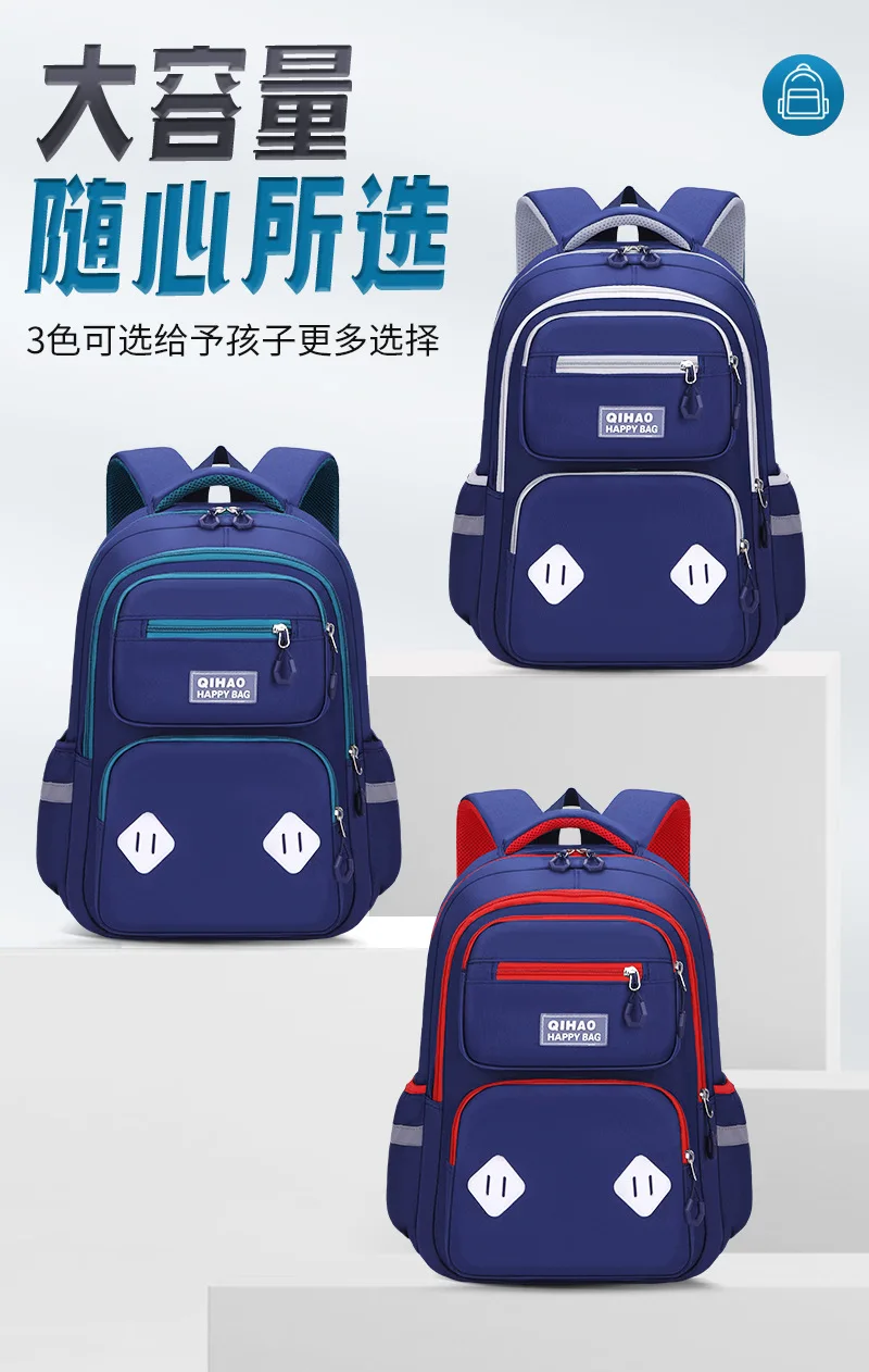 Tas Ransel Sekolah Dasar untuk Kelas 1-6, Tas Sekolah untuk Anak Laki-laki Perempuan, Tas Buku Ergonomis untuk Anak, Kembali ke Sekolah