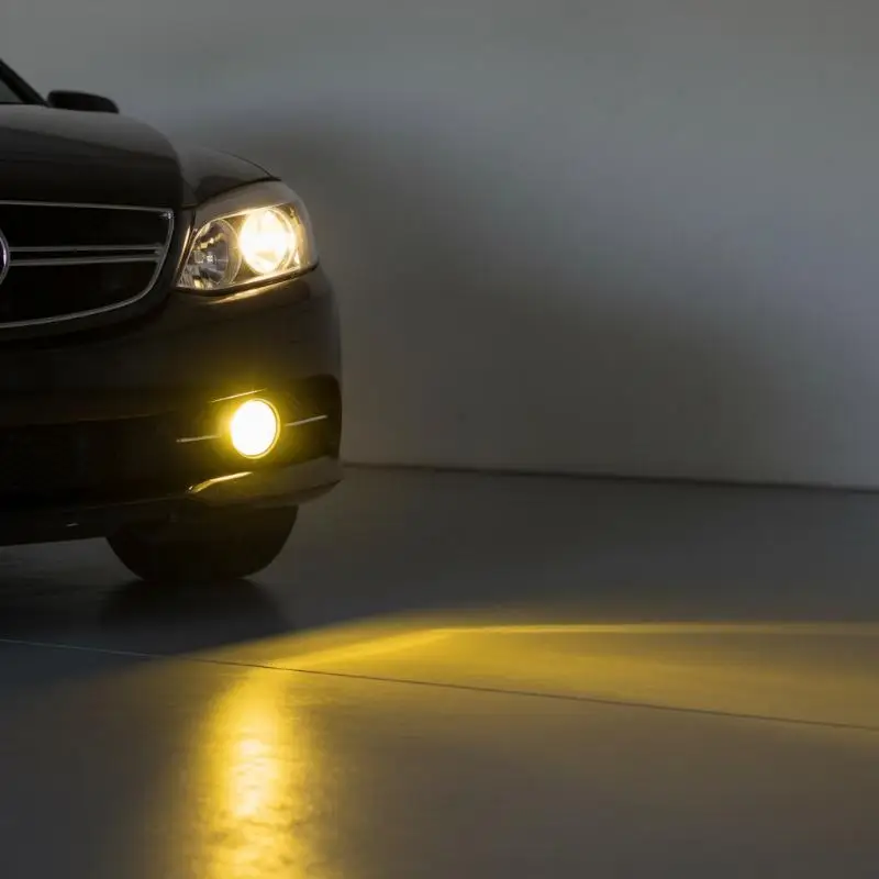 2 Pack H3 12V 55W 100W Yellow Halogen Bulbs Super Bright Car Headlight Fog Lamps for Truck SUV Off-Road Use