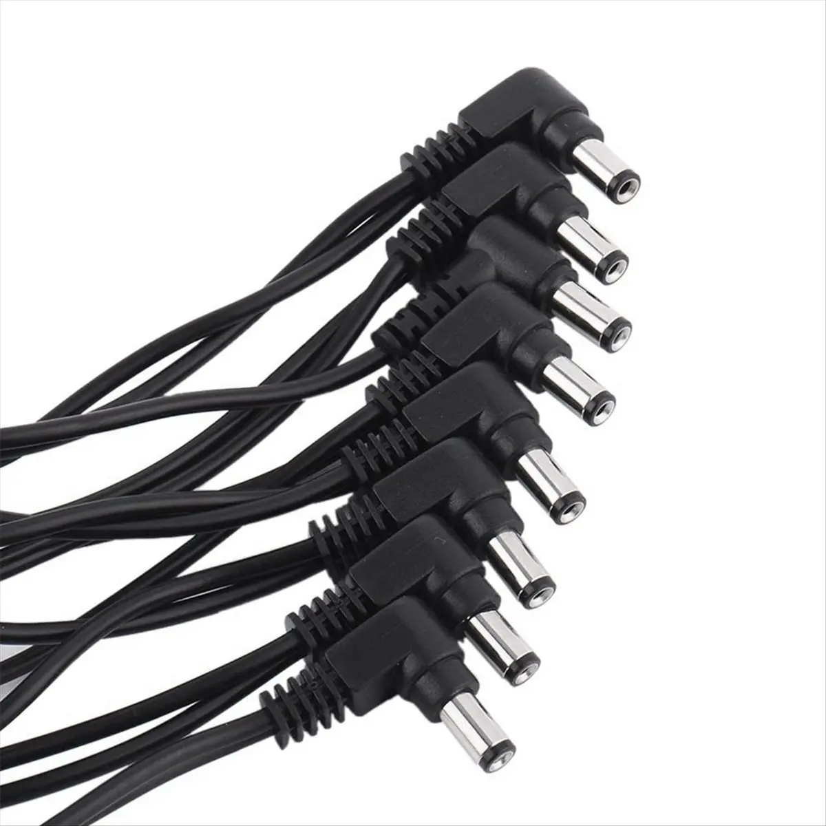 A46U Daisy Chain Cable 1 to 5 Ways Guitar Effect Pedal Accessory 9V DC Adapter Plug Power Cord