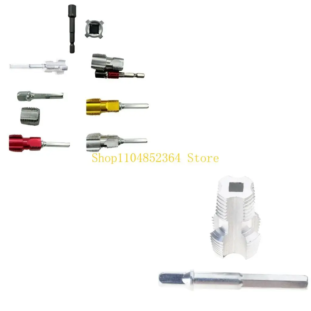 652F 6.35mm Hexagonal Shank Hole Opener Electric Drill Adapter Water Pipe Expansion Adapter Power Tool Parts Easy to Use
