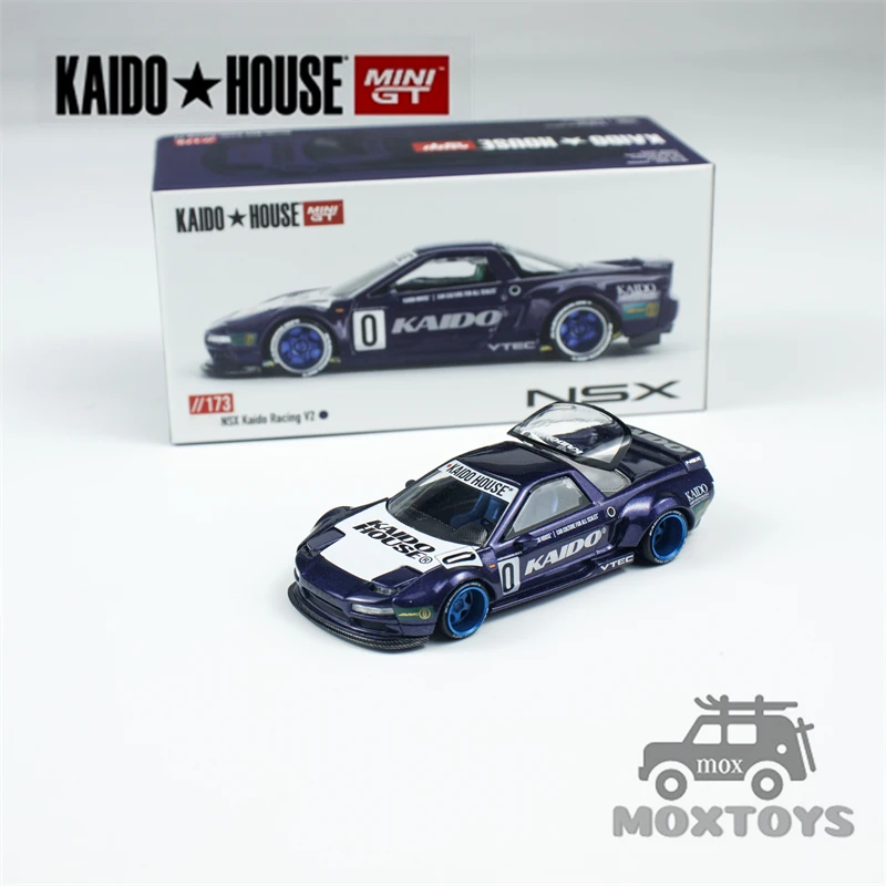 MINI GT 1:64 LBWK LB-Super 787B M3 Impreza WRC 1999 EB110 DBS 007 Edition Black / Kaido House Nsx Diecast Model Car