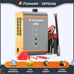 FOXWELL SD101 자동차 연기 누출 감지기, 자동차 EVAP 누출 감지기, 오일 파이프 연기 발생기, 기계식 검사 도구, 12V