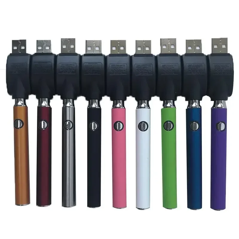 2pcs VERTEX 350mah 예열 배터리 Vape 펜 510 스레드 조정 전압 Vapes 두꺼운 오일 카트리지 용 배터리 카트 기화기