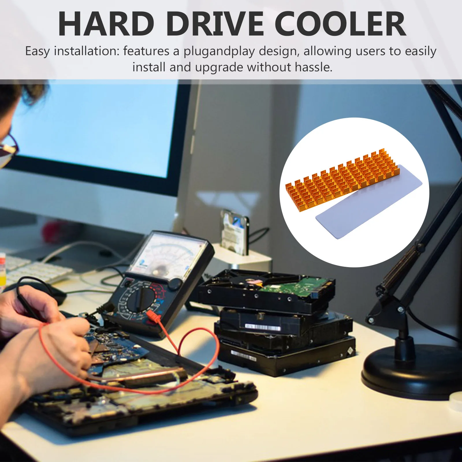 

High Speed Cooler .2 2280 Pcie Nvme Heat Sink for Laptop Motherboard Data Protection Efficient Cooling Easy