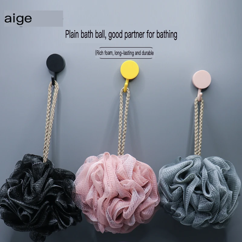 Aige Soft Large Bath Balls for Back Rubbing Foam Creation Shower Time Relaxation Bath Care Products