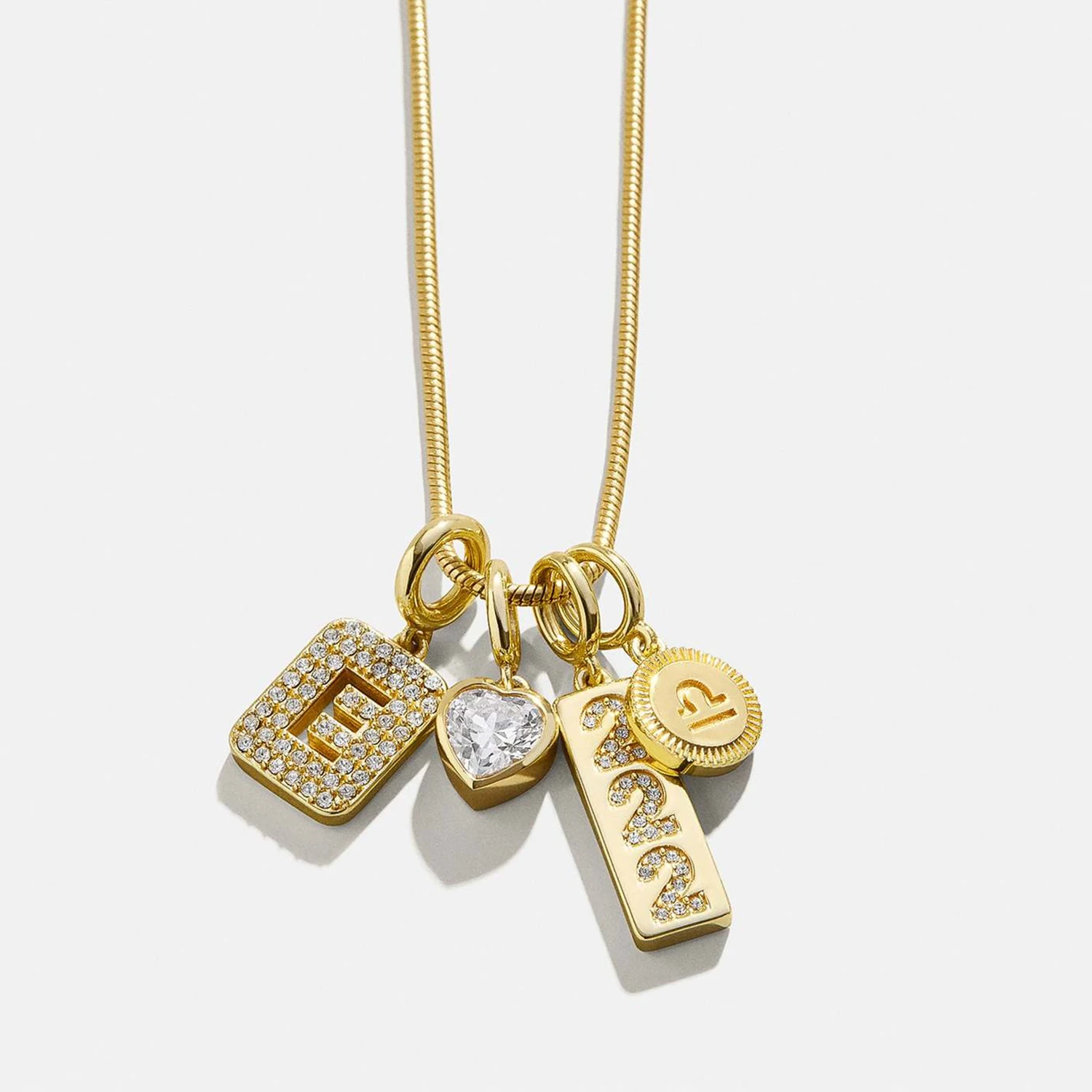 

Personalized Small Charm Necklace Pendant With Letter Demon Eye Symbol Custom Handmade DIY Charm Jewelry Christmas Gift ForWomen