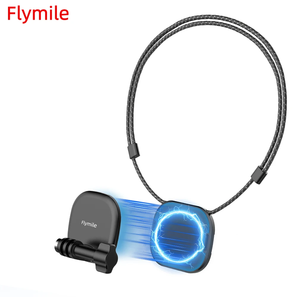 Flymile шейное крепление, магнитный держатель для GoPro13/Action/Insta360, универсальный быстросъемный подвесной кронштейн, аксессуары для камеры