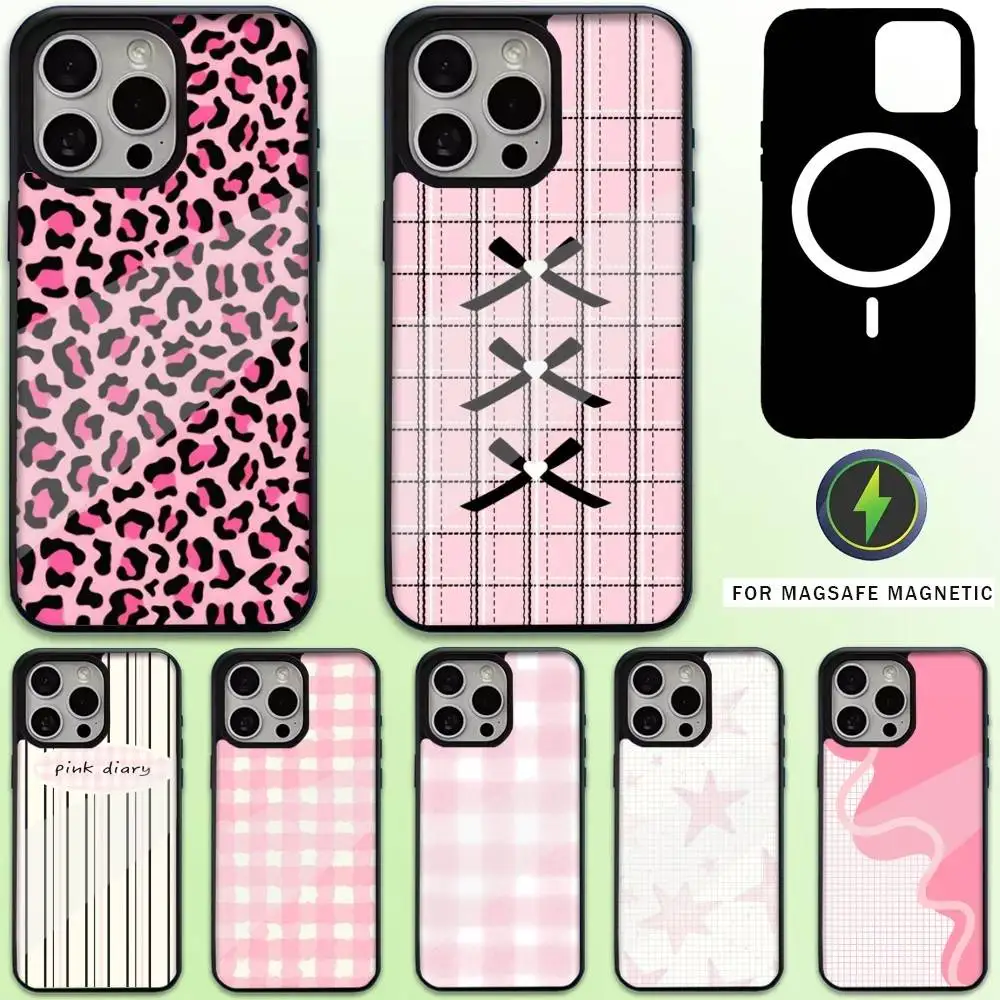 

leopard print Phone Case For iPhone17,16,15,14,13,12,11 Plus,Pro Max Magnetic For Magsafe Wireless Charging