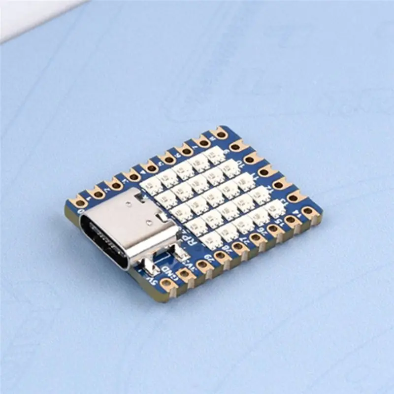 A53M-RP2040 Dual-Core Development Board For Raspberry PI Onboard 5X 5 RGB LED Module Programmable DIY Microcontroller Kit