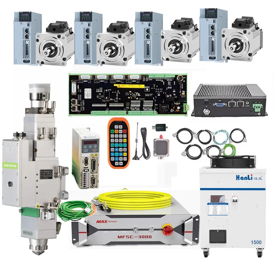 Raytools XC3000S laser system pulse/bus laser cutting head QBH metal cutting laser head BM110 laser source 1.5KW/2KW/3KW Hechuan