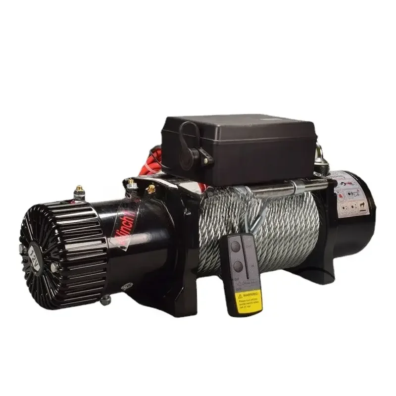 12/24V 2000/3000/4000/4500/6000/9500/12000lb Winch Car Tuning Electric Winch Handle/wireless Wire Rope ATV Winches for BeachBugg