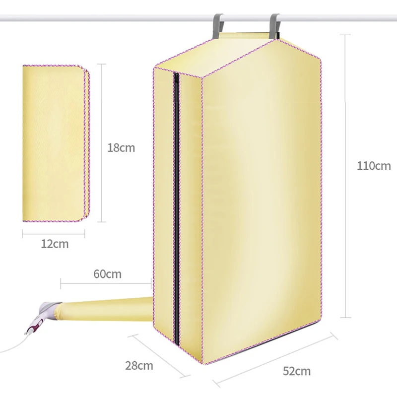 220 فولت المحمولة مجفف الملابس الكهربائية للطي سفر صغير التجفيف السريع الملابس الدافئة الهواء الطفل القماش مجفف خزانة خزانة