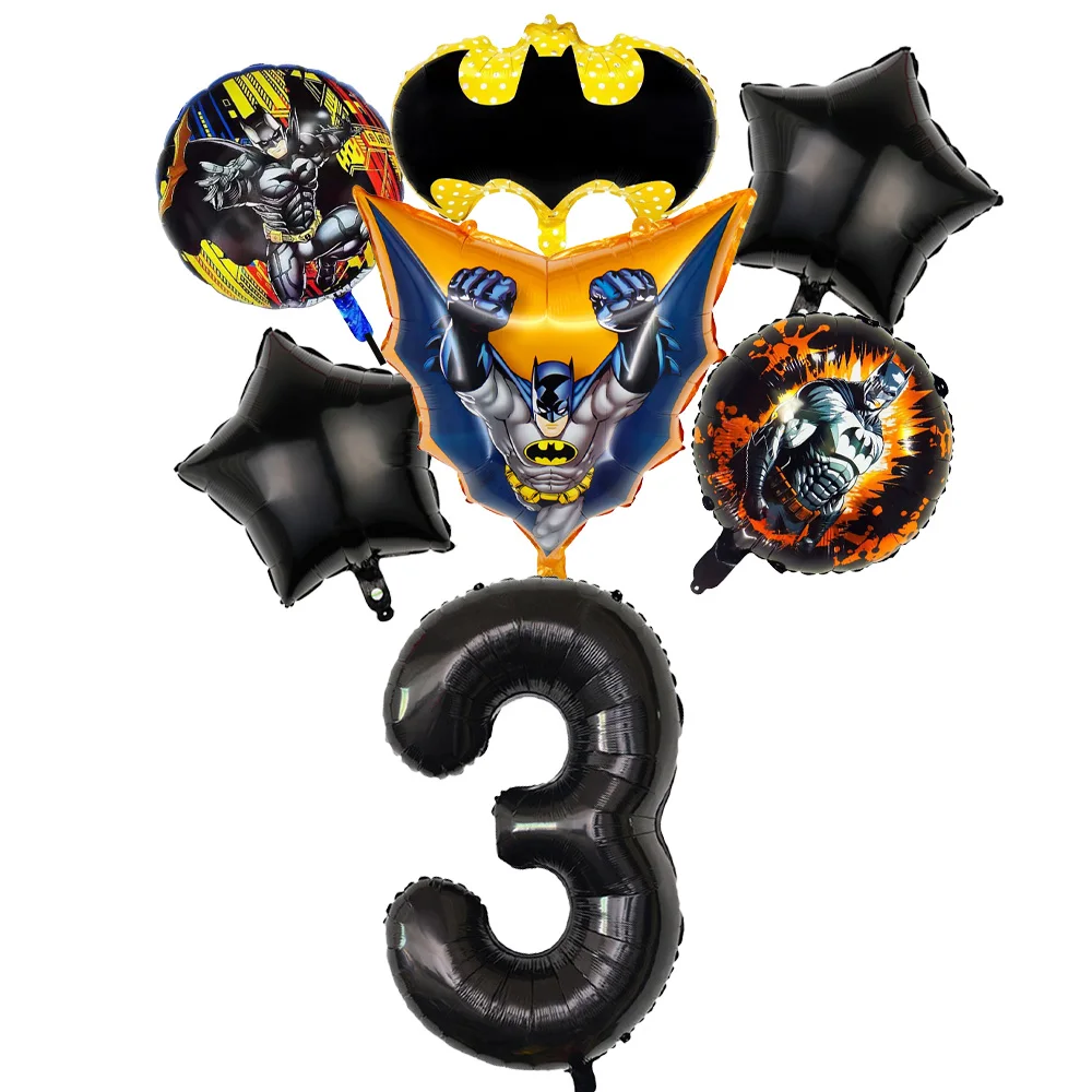 Hero Bats Geburtstagsdekorationen Fledermaus-Mann Themenparty-Zubehör Fledermaus-Luftballons Kindergeburtstagsgeschenke Babyparty-Zubehör – Detail 21