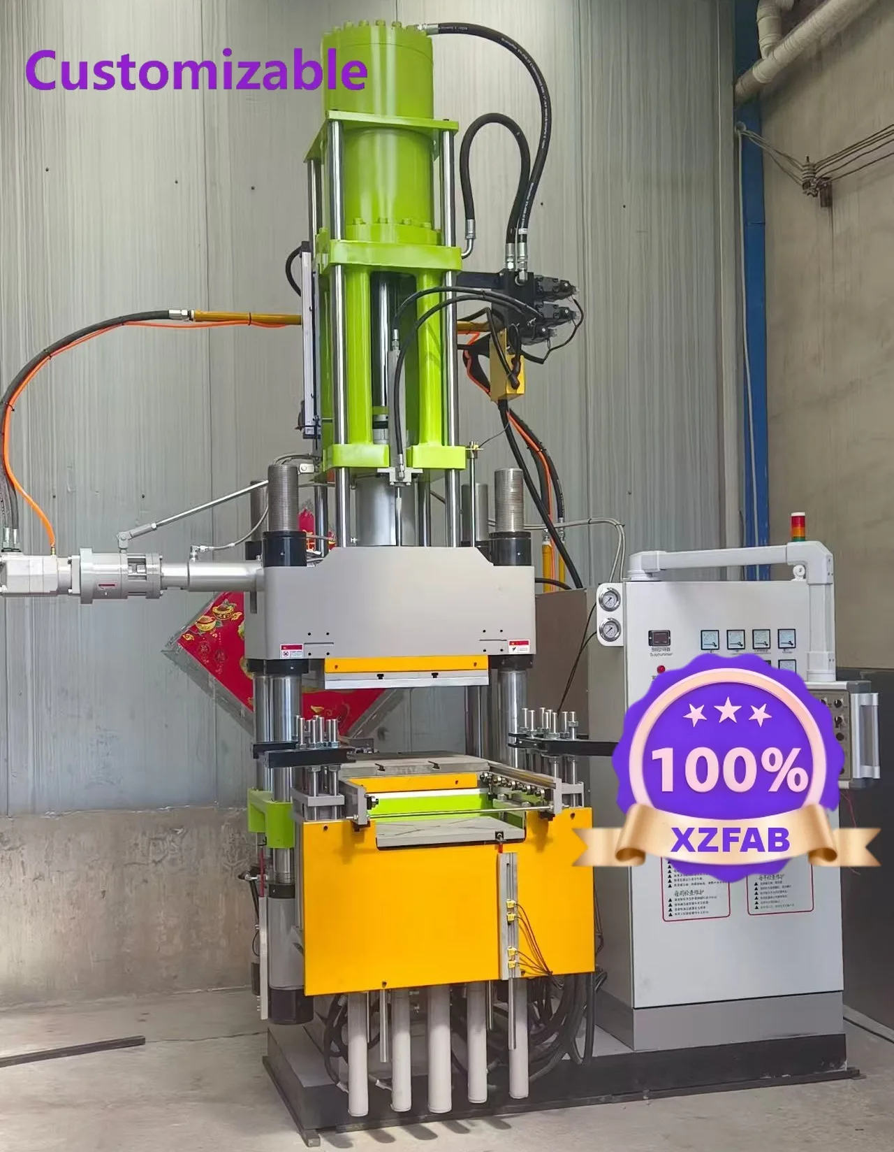 Factory Direct 2026 150T Duplex Rubber Injection Machine, Silicone Rubber Molding Injection Molding Machine, Rubber Injection