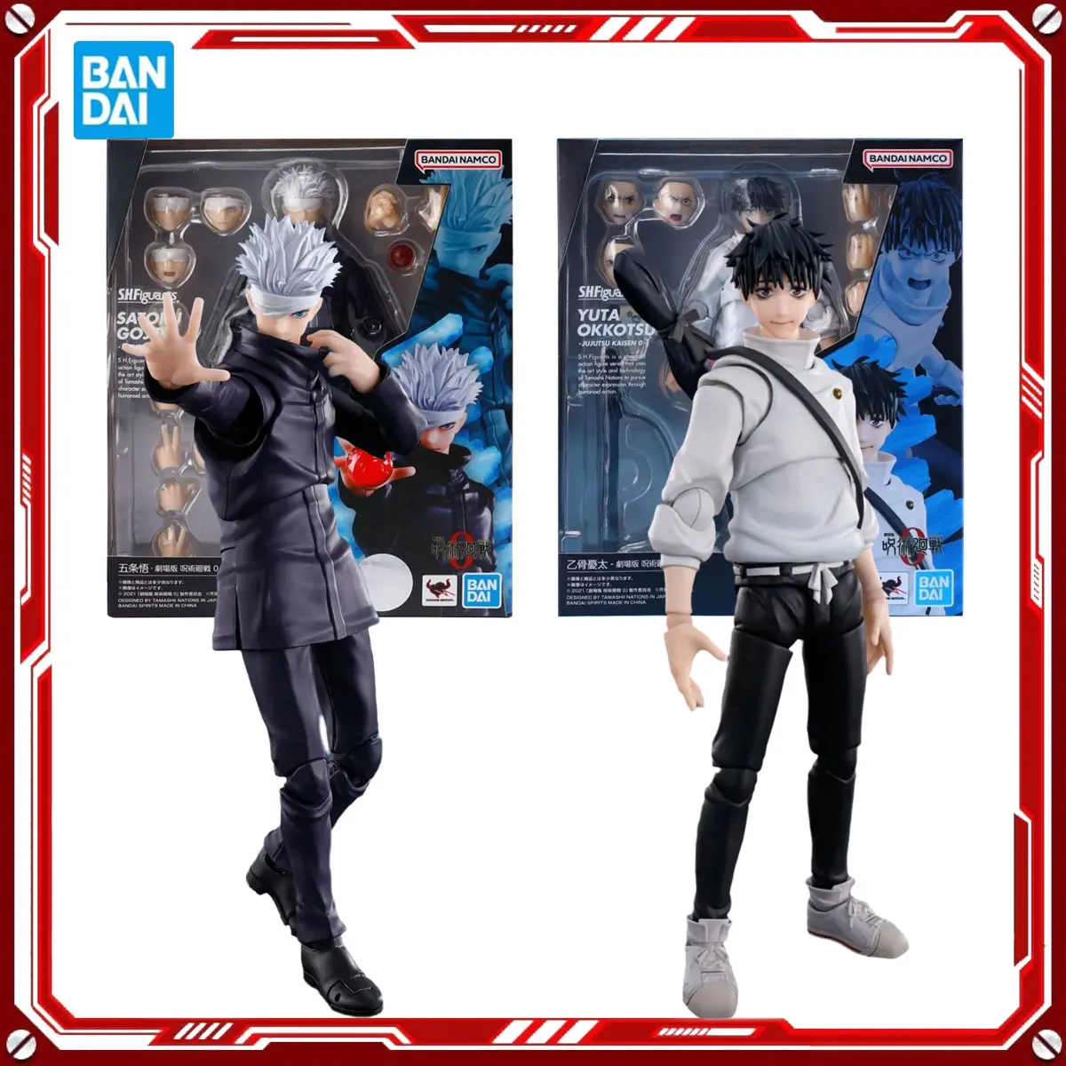 

Bandai натуральная дзюдзюцу кайсен аниме Юта Оkkotsu игрушки SHF фигурка в сборе модель подарок для детей школьный рождественский подарок