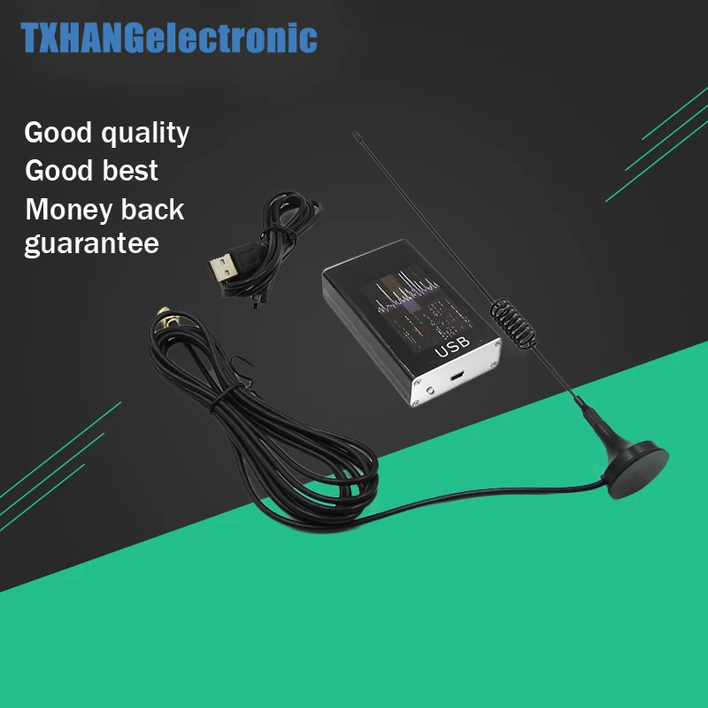 Любительский радиоприемник 100 кГц-1,7 ГГц полный диапазон UV HF RTL-SDR USB тюнер приемник R820T + 8232 Любительское радио по определяемое радио diy