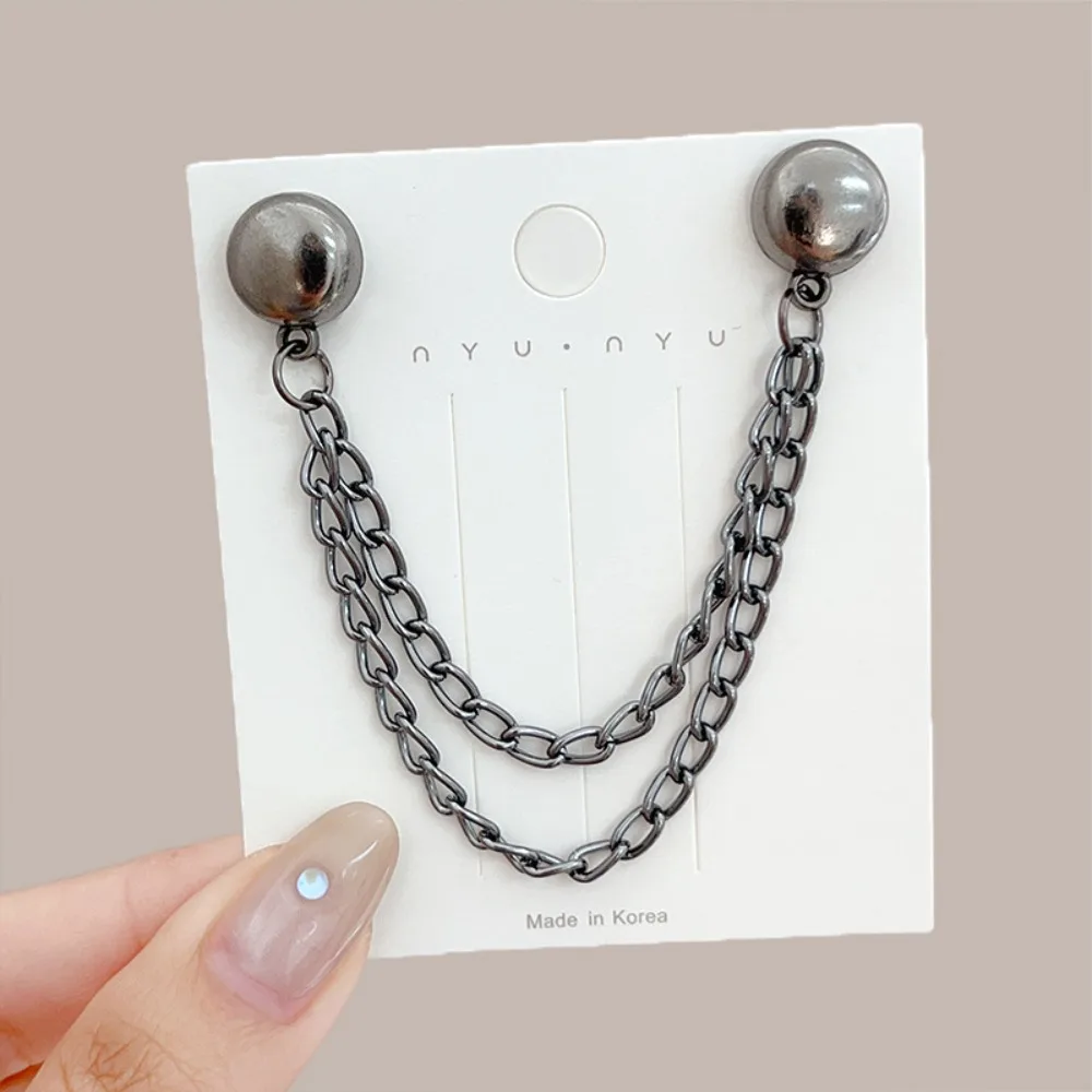 Multi-Function Magnetic Clothing Clip Alloy Waist Buckle Shorten Trouser Clip Silver Non-hole Magnetic Fixed Button