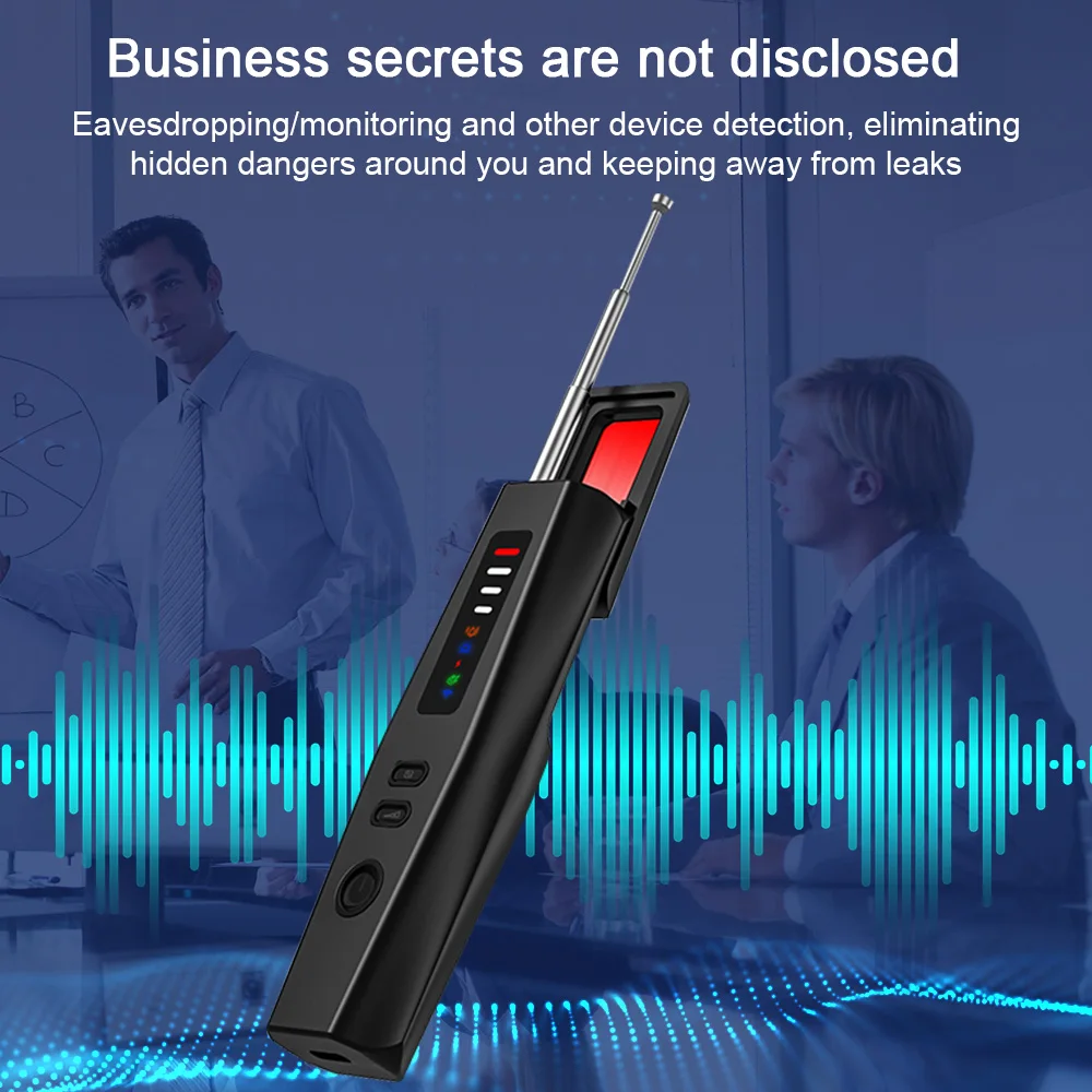 

Hidden Camera Detector, Infrared Scanning, GPS & Eavesdropping Detection, Adjustable Sensitivity, for Hotel/Car/Room Privacy