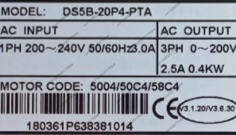 750w single-phase ac220v servo driver ds5b-20pa-pta, actual photo, good function