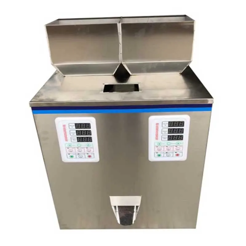 1-200g Food Automatic Weighing Racking hine Granule Powder Materials Packing hine Double Vibrator Version Filling hine