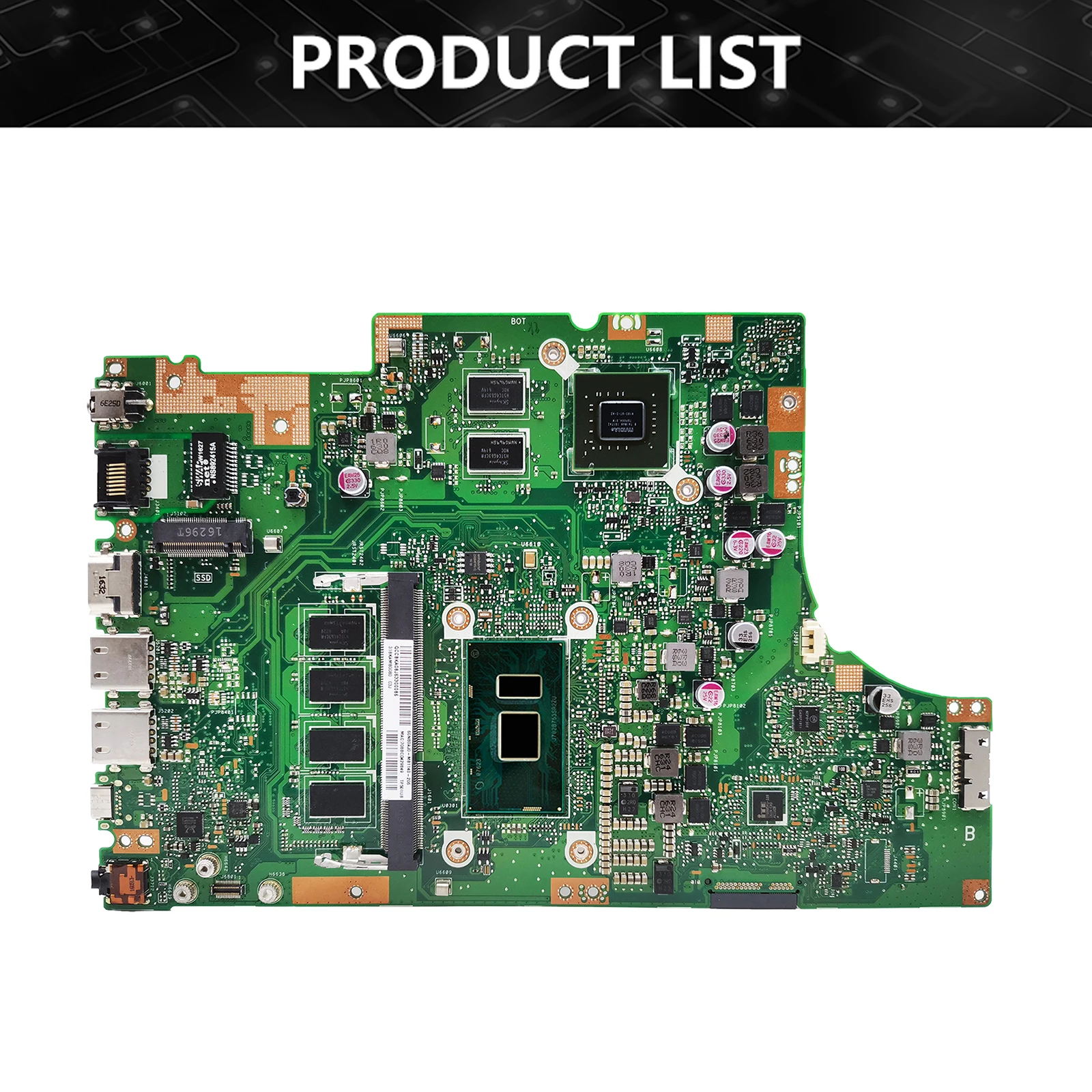 Imagem -06 - Placa-mãe Portátil para Asus Vivobook Tp501u Cpu i7 Gen 4g Ram Gt940m Tp501ub Tp501ua Tp501uq Tp501uqk