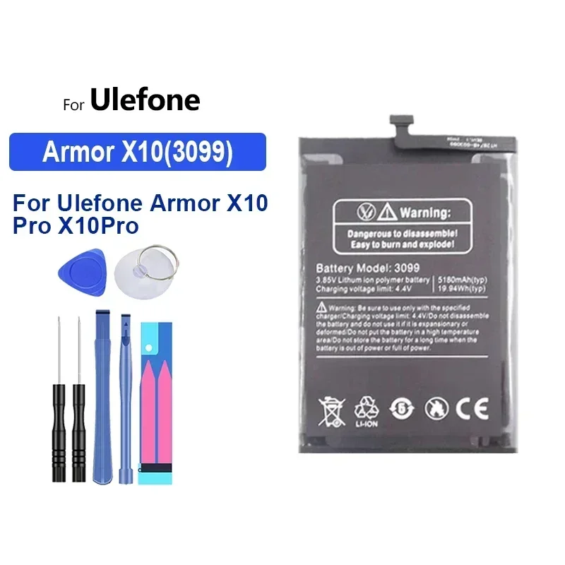 

Аккумулятор Armor X10 (3099) для Ulefone Armor X10 Pro X10Pro Сменный аккумулятор